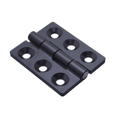 luta contra a erosão resistente liga de zinco preta das dobradiças de porta das dobradiças de 79*65mm