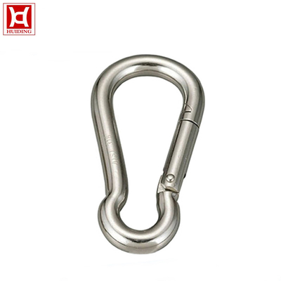 A pressão de aço inoxidável de Huiding M10 Carabiners 316 engancha 10mm*100mm para o fuzileiro naval