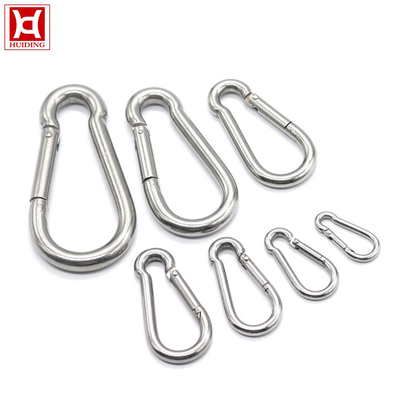 M4 Carabiner 316 ganchos instantâneos de aço inoxidável que galvanizam a superfície