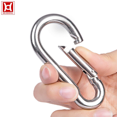 M4 Carabiner 316 ganchos instantâneos de aço inoxidável que galvanizam a superfície