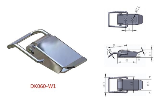 Trava de alavanca da captura de aço inoxidável da tração DK060-W1 para o equipamento de monitoração