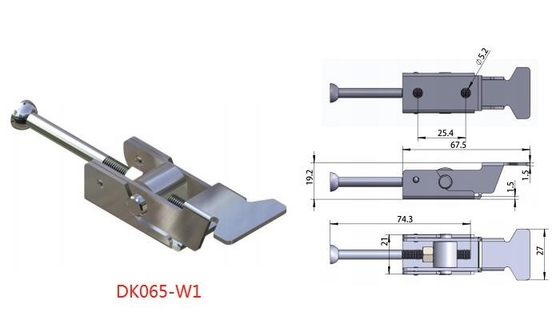 Captura de alavanca de aço inoxidável de lustro de SS316 SS304 para a máquina de corte do laser